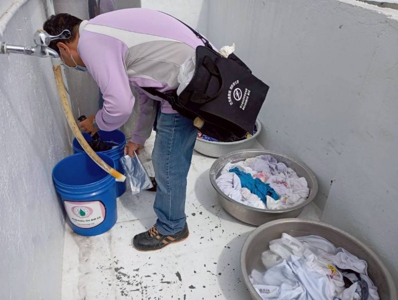 確診者工作廠域病媒蚊巡查/掃蚊和孶清防治 確診者工作廠域病媒蚊巡查/掃蚊和孶清防治